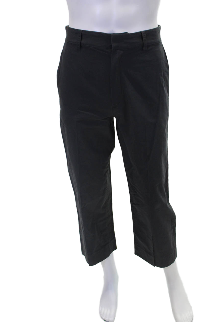 FILA Pantalone uomo The Row cotone Earl gamba dritta gancio e occhiello grigio scuro taglia 28