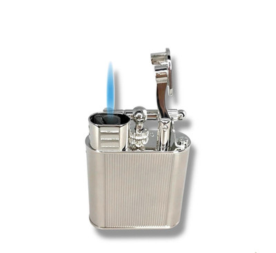 Dunhill Unique Turbo Lines Flint Taschenfeuerzeug Made in UK