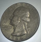 1964 Washington Quarter 90% Silver US .25 Cents