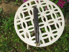 Victorian  Era Mourning Fan   Collector  Grade Antique Ebony Lace Folding Fan