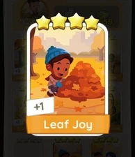 Monopoly Go _ Leaf Joy _ 4 stars ⭐ Sticker