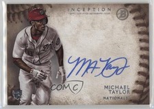 2015 Bowman Inception Rookie Auto Michael Taylor #RA-MT Auto 1he4