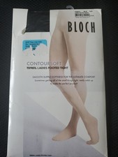 Bloch Ladies Footed Tights S/M Black Contoursoft