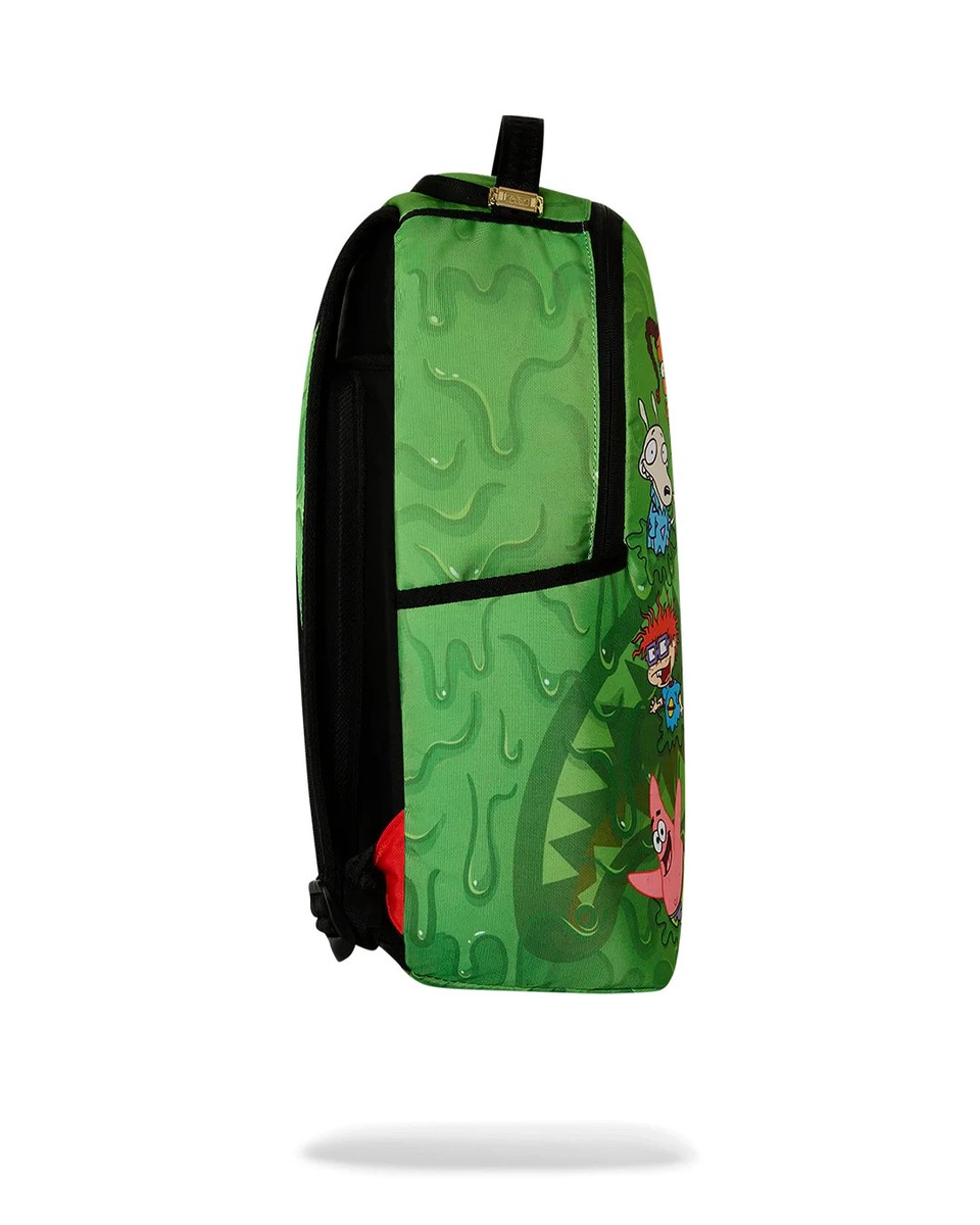 Sprayground 90s Nick Slime Drip Backpack🔥New Green Bookbag Large