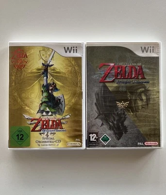 Wii Zelda Skyward Sword - Special Edition + Twilight Princess - Bild 1 von 3