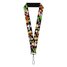 Buckle-Down Lanyard Nick 90s 13 Character Poses Black