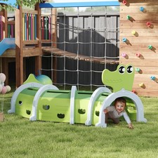 Tunnel de jeu pour enfants design crocodile pour intérieur extérieur