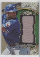 2013 Topps Triple Threads Unity Jumbo Relics Emerald 11/18 Elvis Andrus c9p