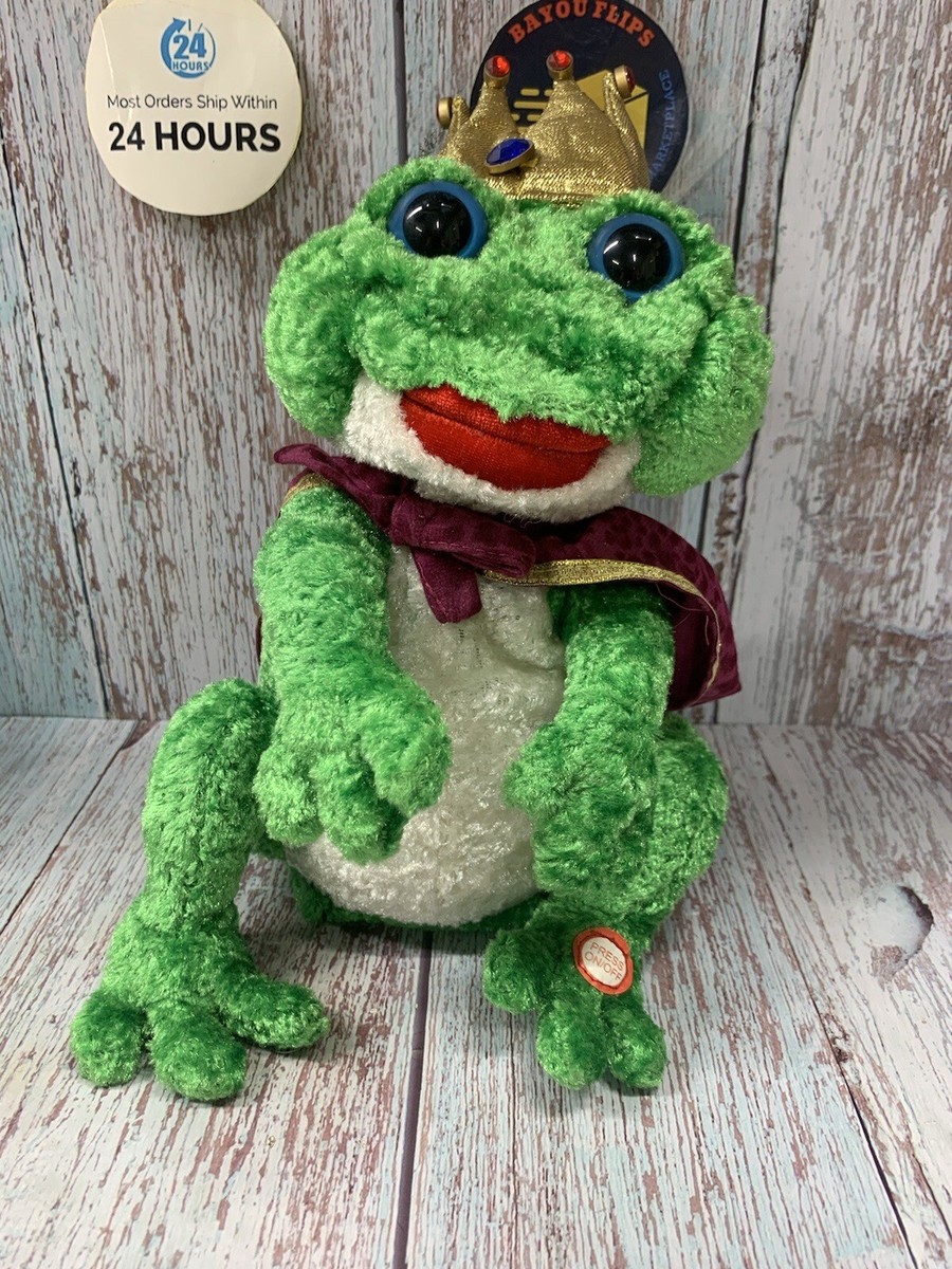 Rare Gemmy Prince SMACKAROO Kiss Me Frogs Animated Toy Valentine