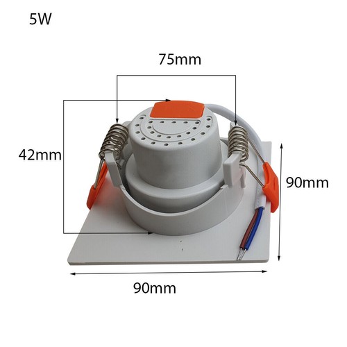 Moderne LED verstellbare Neigungswinkel Downlights runde Deckenstrahler UK - Bild 12 von 18