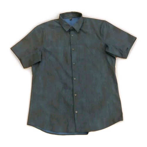 Lululemon Tech Shirt L | Black Blue | Button-Up | Golf Travel Casual