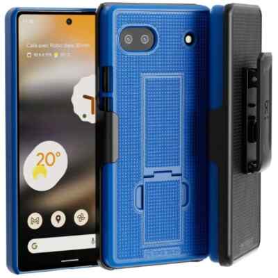 For Google Pixel 6a Belt Clip Case, Slim Phone Case with Holster