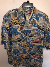 Reyn Spooner Hawaiian Shirt Men's 2xl Ford Trucks AOP button Up