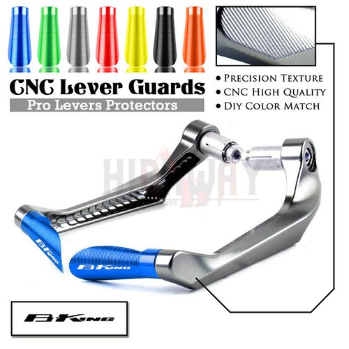 CNC Brake Clutch Levers Protector Guard For Suzuki GSX1300BK Bking 1300 BK1300 - Picture 4 of 12