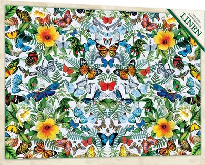 Jigsaw Puzzle Animals Butterflies and Flowers Bookmatched 1000 pieces NEW