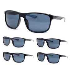 Mens Traditional 90s Classic Rectangle Sport Plastic Aerodynamic Sunglasses