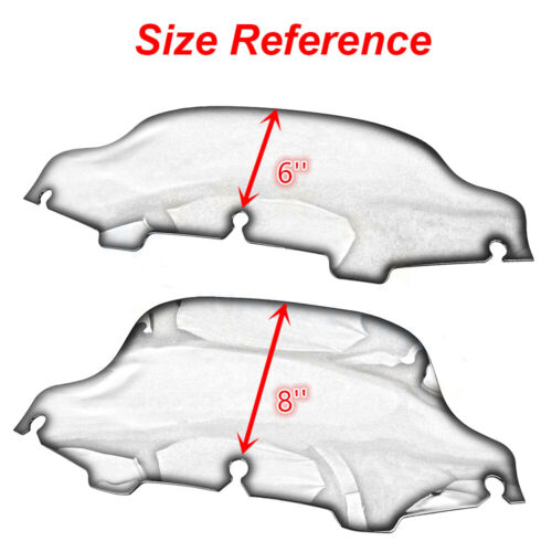 4.5"6"7" 8"13" Windshield Windscreen For Harley Electra Street Glide 1996-2013 - Bild 3 von 180