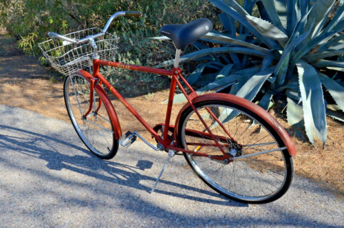 Huffy Relay Coaster Brake 1-speed 1975 vintage Ohio USA auburn w/ pinstripes - Picture 18 of 22