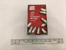 NEW Home Accents 100 Clear Mini-Lights - 20ft Lighted Length