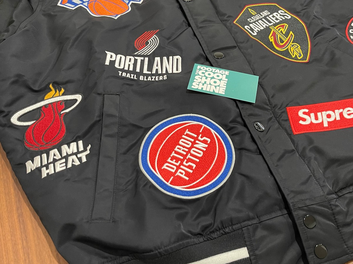 2018 SS18 NIKE x SUPREME NBA TEAMS WARM-UP JACKET BLACK 2018 SS18 NIKE x SUPREME NBA TEAMS WARM-UP JACKET BLACK