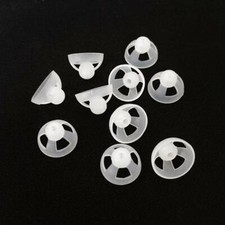 (10 pcs) Hearing Amplifier Dome Open Fit Ear Tip Earplugs Earbuds Replacement