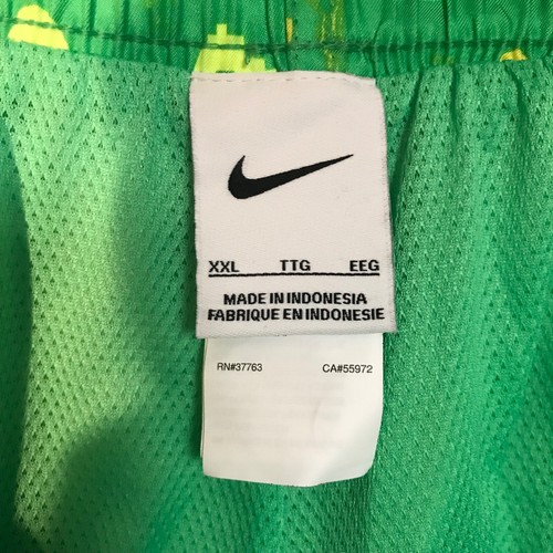 Costume da bagno Nike uomo XXL 7" verde multi digi swoosh ombretto pantaloncini NESSD516-380 - Foto 7 di 9