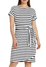 NEW Chaps Women's Midweight Crewneck Stretch Knit Dress Size Large