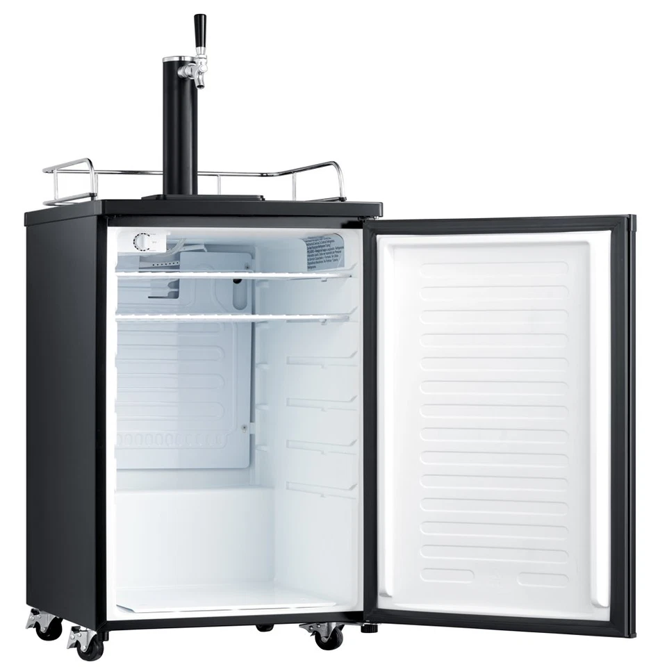 REFRIGERADOR KEGERATOR BARRIL Individual 4.9 Cu. Pies, Negro Foto 4 de 4