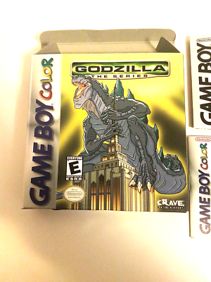 Godzilla: The Series (Nintendo Game Boy Color) CIB Complete