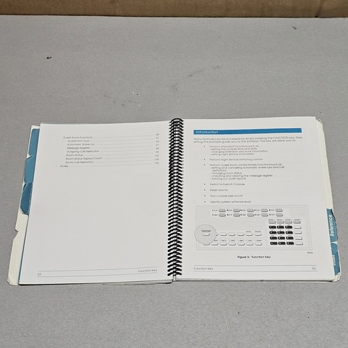 Mitel SX-200 Digital / SX-200 Luz PABX Asistente Consola Guía Manual - Espiral - Imagen 4 de 5