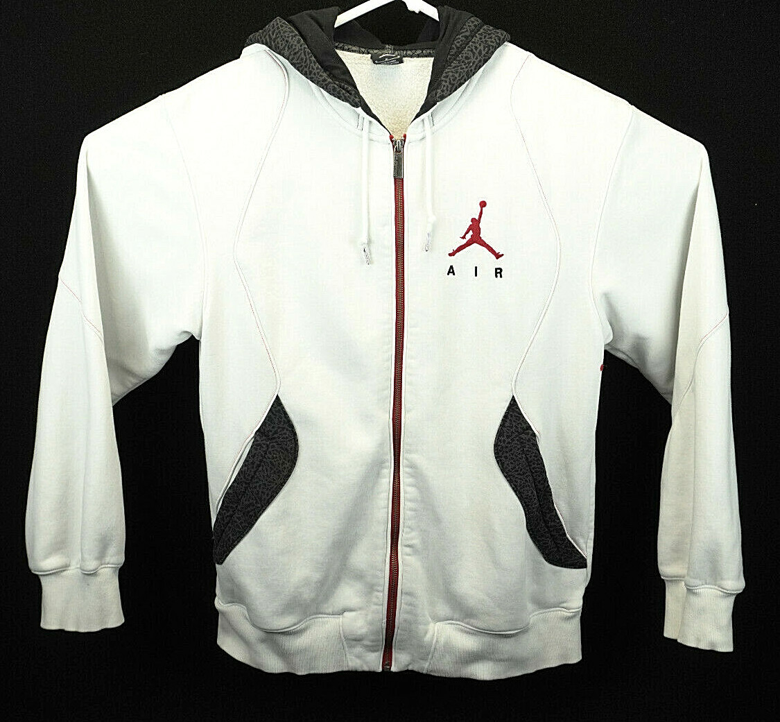 full zip hoodie white