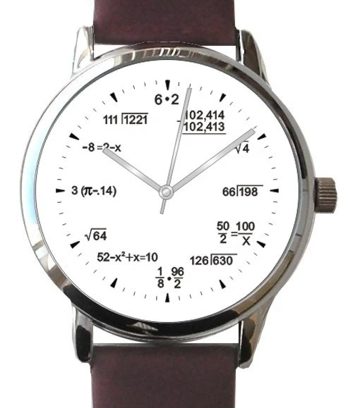 math equation watch