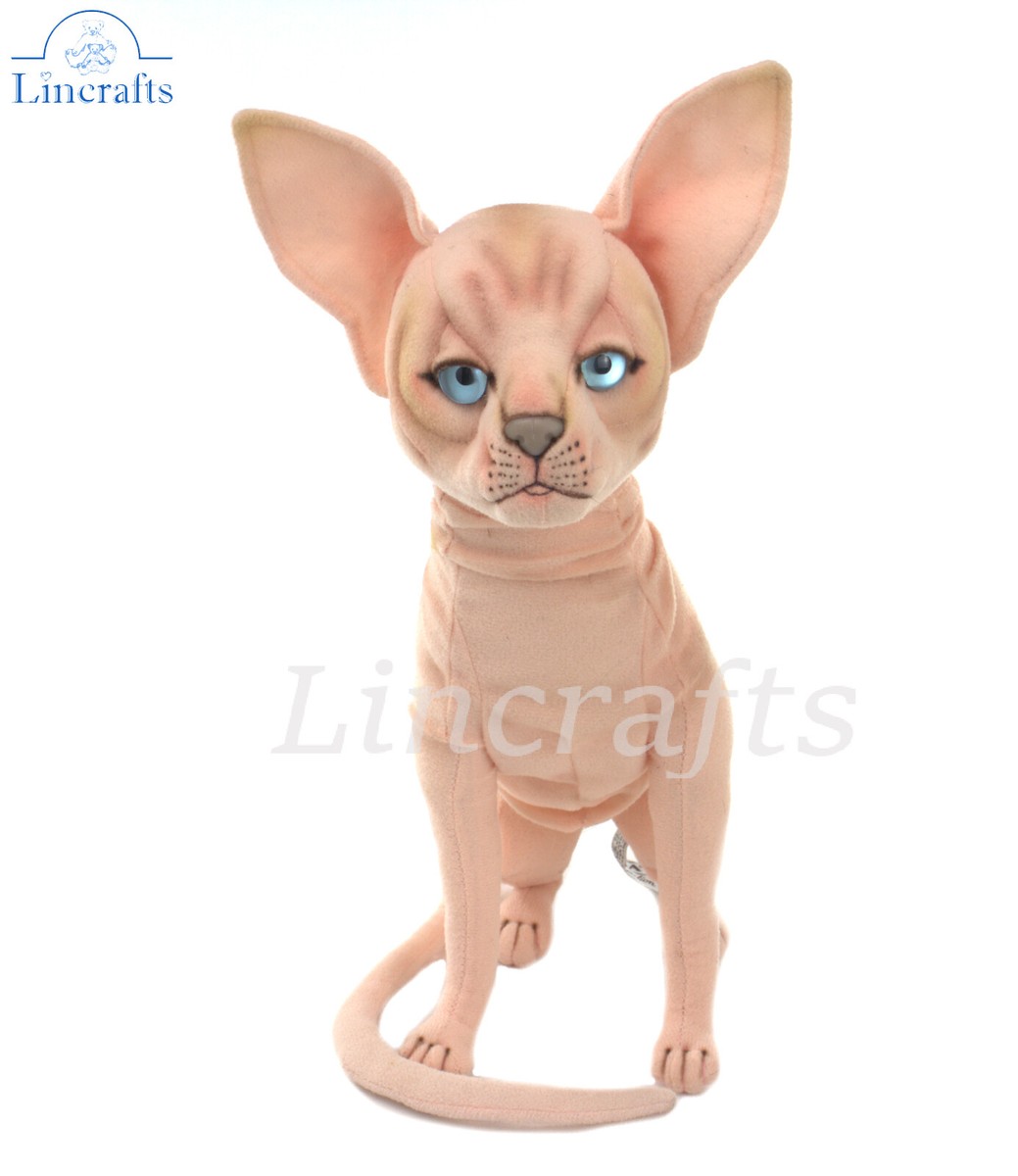 Hansa Kitty Gatto Bianco Peluche 6434 – Morbido E Realistico – Venduto Da Lincrafts UK