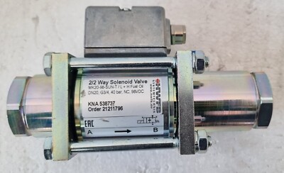 HWFB SYSTEMTECHNIK SOLENOID VALVE MK20-98-SUN-T/L + H FUEL OIL DN20 , 40 BAR 