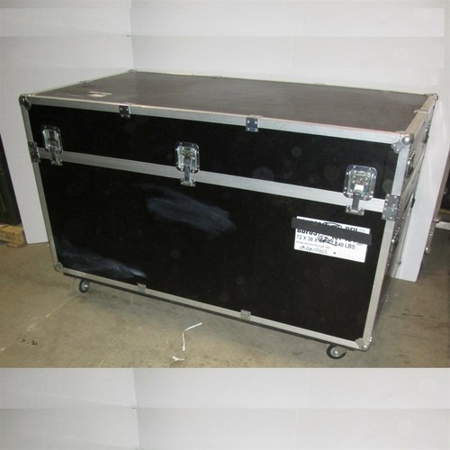 Equipment Trade Show Booth Display Road Case Trunk 72x38x44 On Wheels Custom