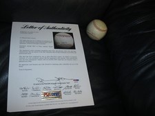 1951 Seattle Rainers Team Autographed Baseball Rogers Hornsby Rare PSA Full lett