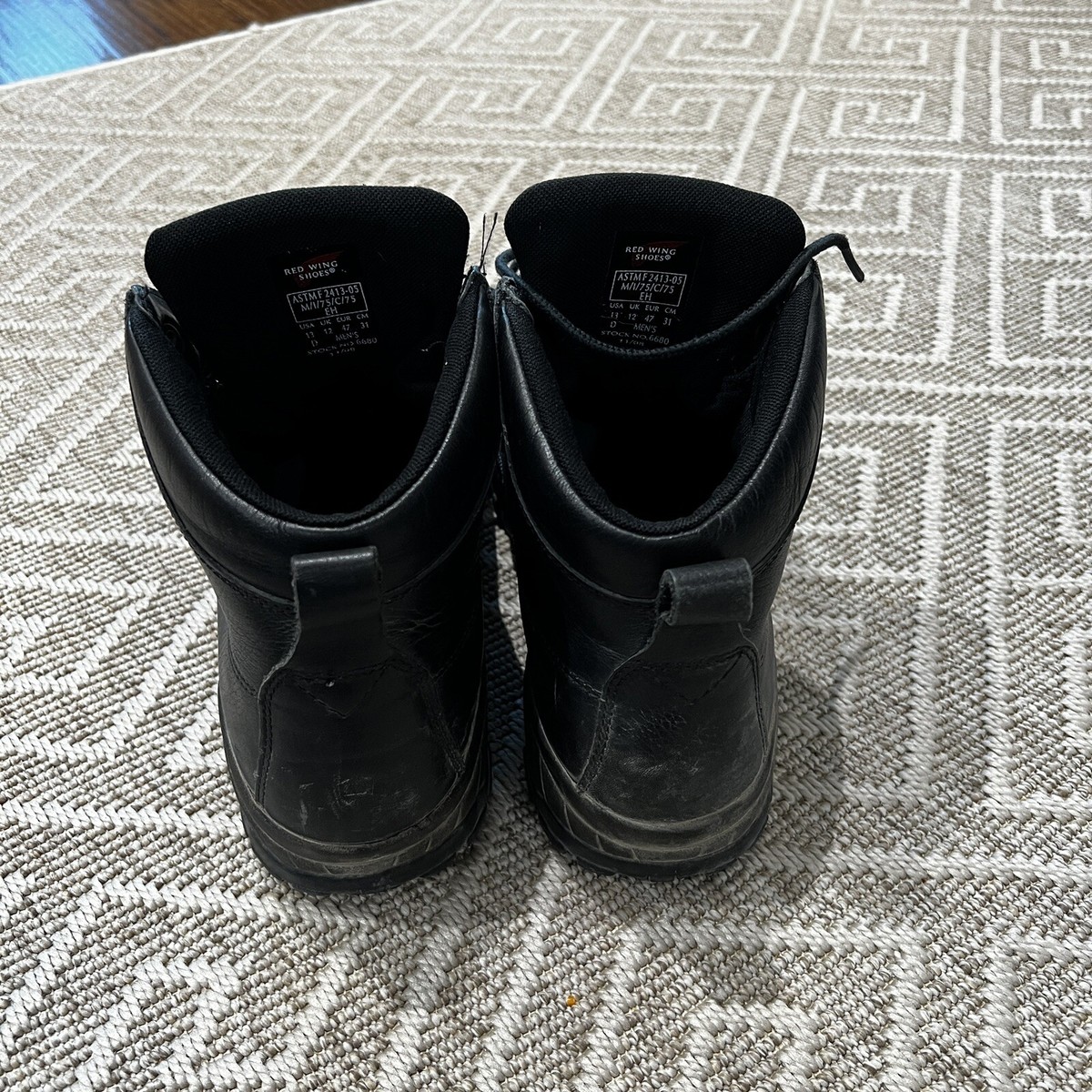 Red Wing 6680 Mens Hiking / Work Boots Size 13 D Waterproof  display picture 2