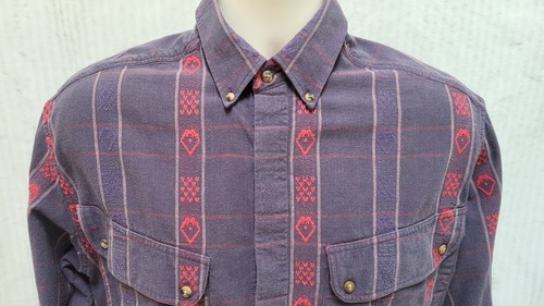 Vintage Field Gear Cotton Flannel Button Front Shirt - Size M - EUC - Picture 5 of 9