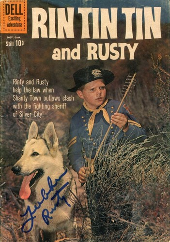 Lee Aaker Dale Robertson Hugh Obrien signed Autogramm Comics Lot