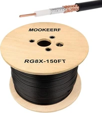 RG8x Coaxial Cable 100ft,Low Loss RG 8X Cable 100 Feet,RG8x Coax Cable 50 ohm