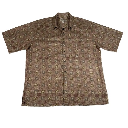 Vintage Harley Davidson Hawaiian Shirt Men's L Tori Richards