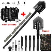 Military Folding Shovel Spade Tactical Outdoor Emergency Survival Kit Camping US