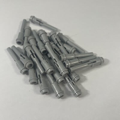 25x Lego Technik Technic  Pin mit 2er Stab Verbinder hellgrau #61184 NEU New