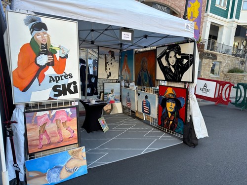 Apres Ski 18" x 24" Limited edition Giclees $140 S/N COA - Picture 3 of 8