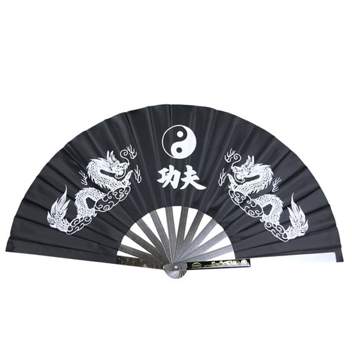 Stainless Steel Fan Tai Chi Martial Arts Kung Fu Dance Practice Training Fan - Picture 15 of 21