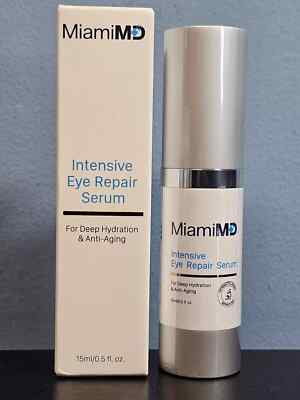 MiamiMD Miami MD Intensive Eye Repair Serum 0.5 oz / 15 mL - New / Sealed!