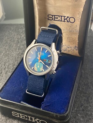 Seiko Automatik Chronograph 6139 8050 Speed-Timer mit Box!