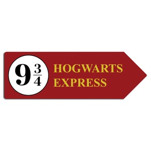 Detalles De Plataforma 9 34 Placa De Flecha Signo De Pared De Metal Harry Potter Hogwarts Express Ver Título Original Detalles De Plataforma 9 34 Placa De Flecha Signo De Pared De Metal Harry Potter Hogwarts Express Ver Título Original