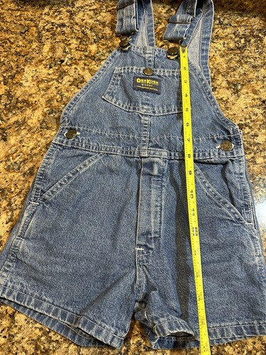 Osh Kosh B’gosh vestbank overalls Youth Boys Girls Denim Size 4 - Picture 21 of 23