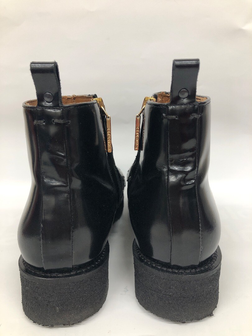 Ladies WHISTLES Black Siam Loafer Crepe Leather Boots Size 6 G38 eBay